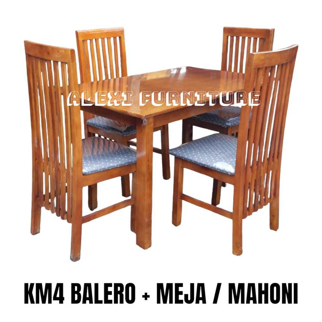 Meja Makan Balero Kayu Mahoni