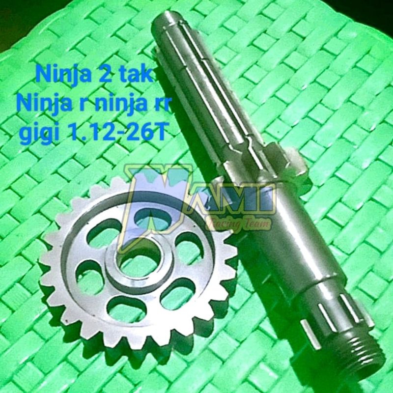 Rasio racing ninja 2 tak, ninja r ninja rr gigi 1.12-26T