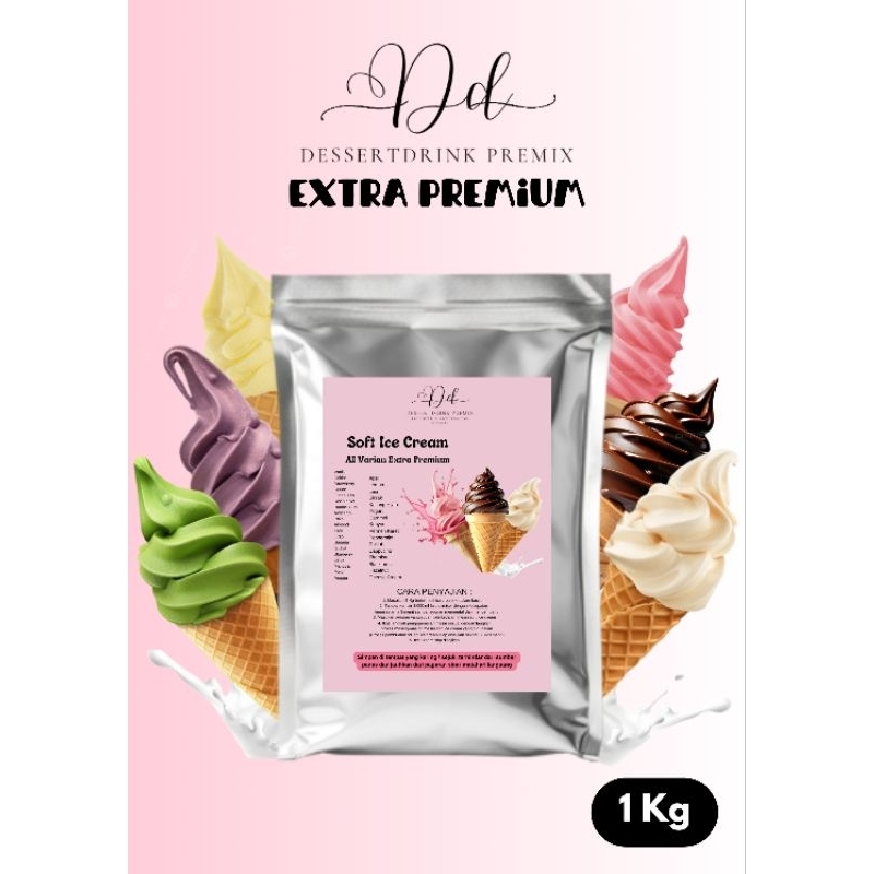 

Bubuk Soft Ice Cream Aneka Varian Rasa 1Kg/1000Gram Extra Premium Dessertdrink Powder / Ice Cream MURAH / Bubuk Ice Cream 1kg Aneka Rasa / Bahan Ice Cream Varian Rasa / Bubuk Ice Cream / Ice Cream Powder / Bubuk Es Cream / Bubuk Es Krim / Tepung Es Krim