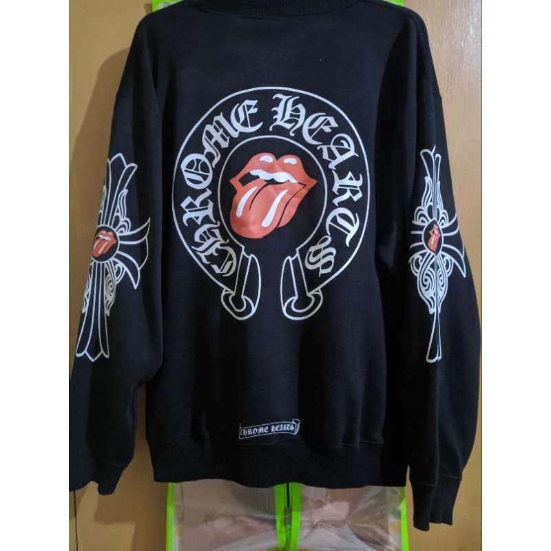 crewneck chrome hearts rolling stone second
