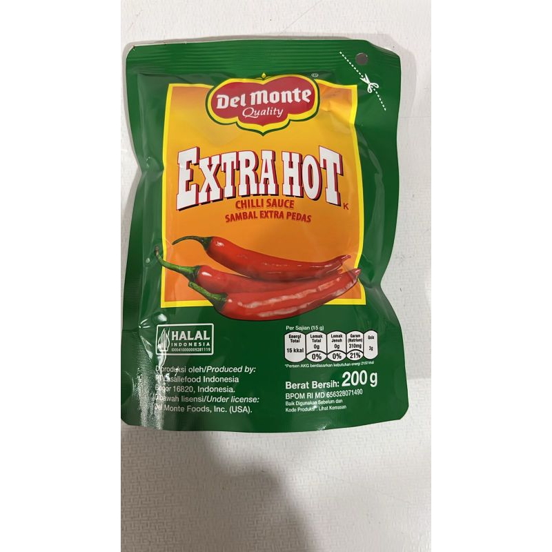 

Delmonte Extra Hot Sambal Pedas 200g