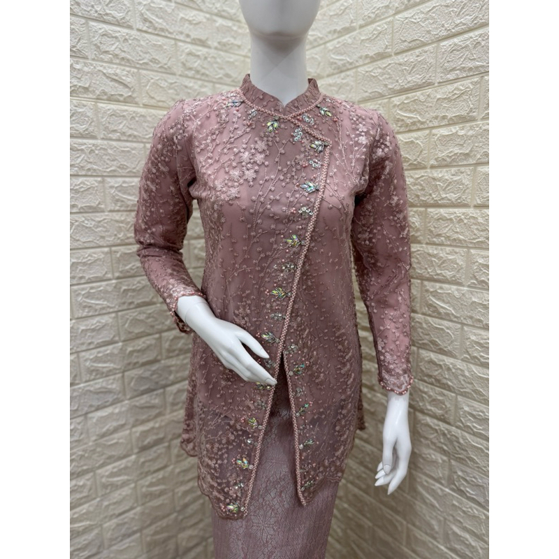 kebaya Janggan 1 tile premium payet jahit tangan , Atasan saja