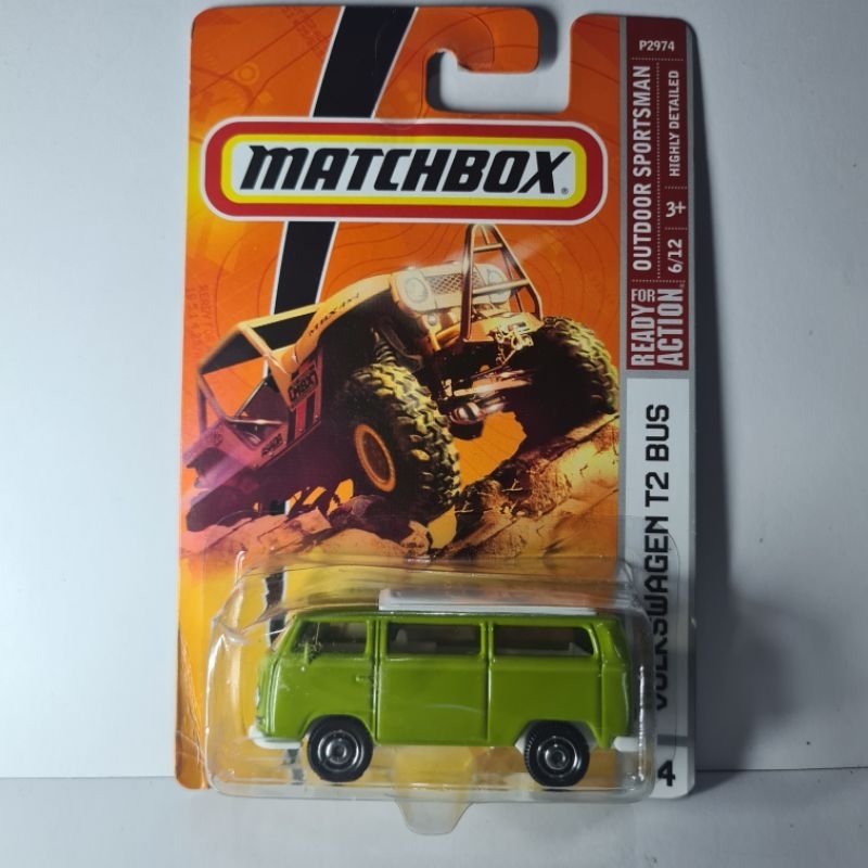 Matchbox Volkswagen T2 Bus Hijau