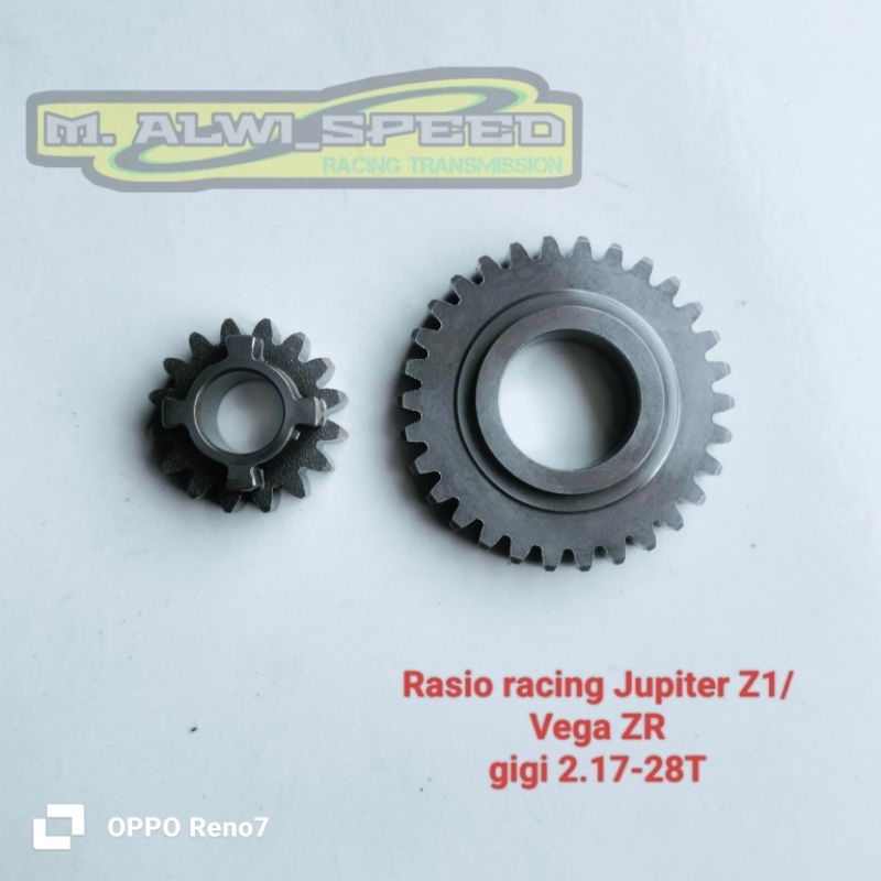 Rasio racing Jupiter Z1/ Vega ZR gigi 2.17-28T