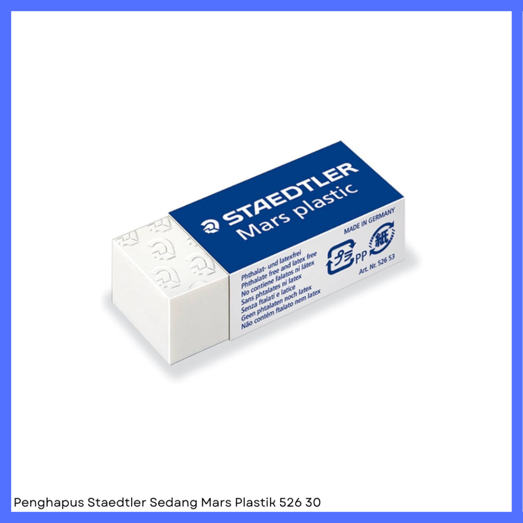 

Penghapus putih sedang 526 53 Staedtler Mars Plastik High Quality Medium Eraser Setip Kualitas Terbaik