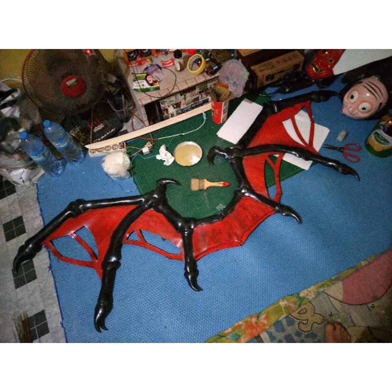 (Pre Order) Sayap Vampira - Onmyoji arena, properti cosplay, kostum hallowen