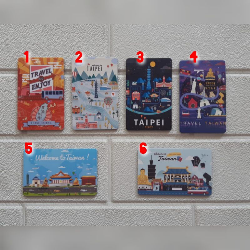 Magnet kulkas taiwan souvenir taiwan oleh oleh taiwan