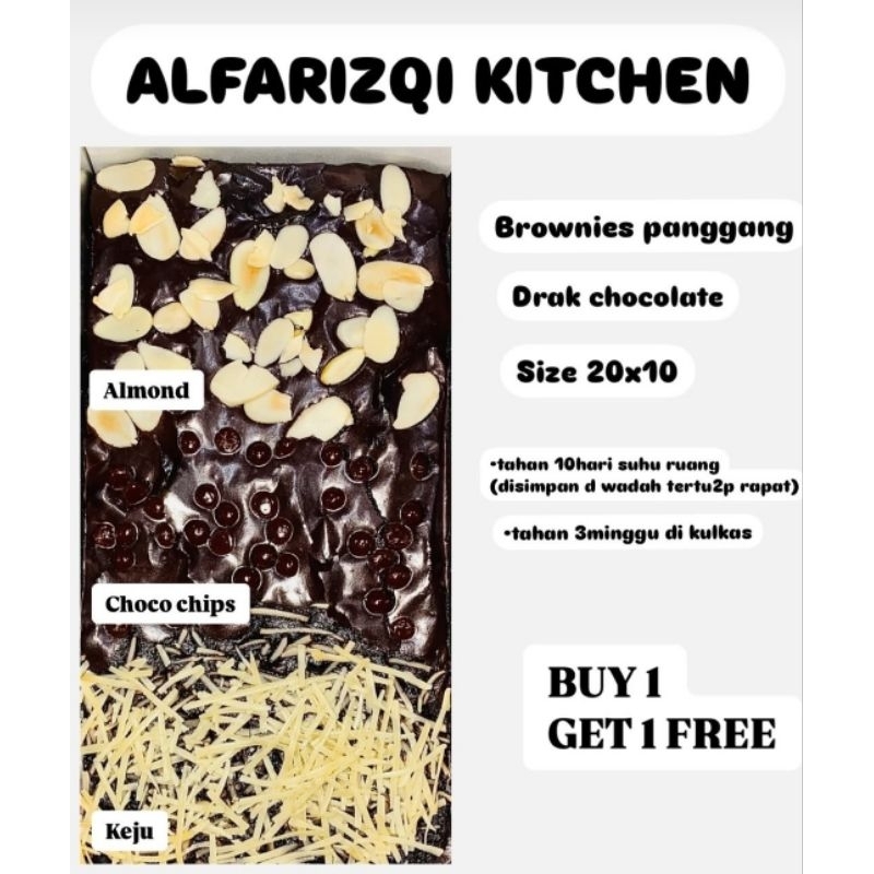 

BROWNIES PANGGANG BUY 1 GET 1 FREE