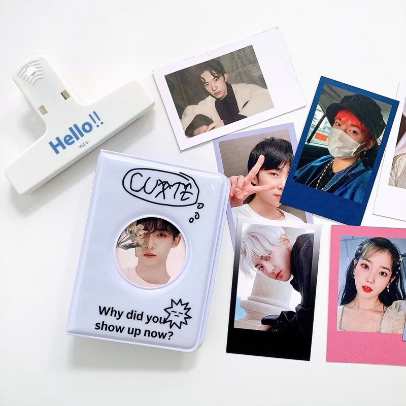 RST [KPOP KLOSET] 40 SLOT PHOTO ALBUM PHOTOCARD FOTO MINI 3 Inch collection book cutie 1P korea