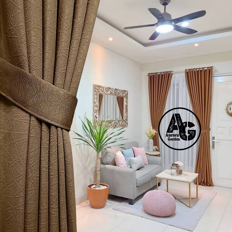 gorden blackout polos pink soft gorden jendela gorden pintu gorden tirai