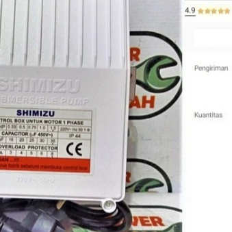 

Control Box SHIMIZU SPG20-333K 1.5 HP Submersible Pompa Celup 3" 1,5