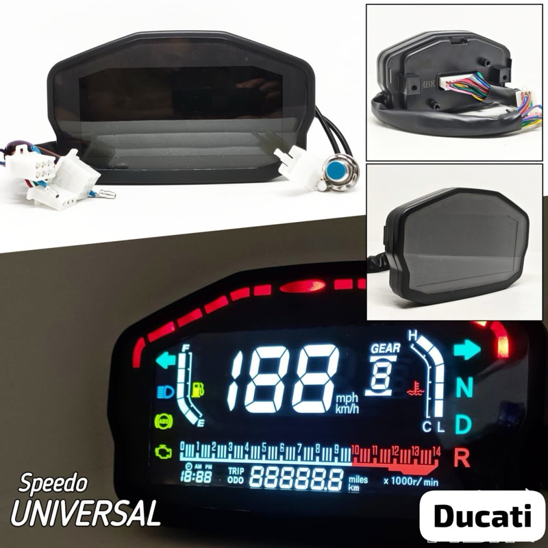 SPIDO DIGITAL DUCATI MODEL KOSO RX3