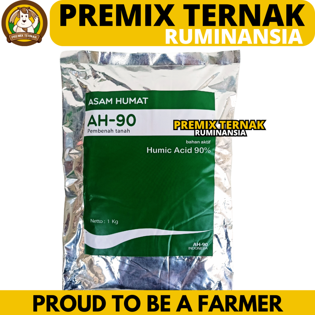 ASAM HUMAT AH-90 1 KG - Sodium Humat 90% - Asam Humate Untuk Pembenah Tanah