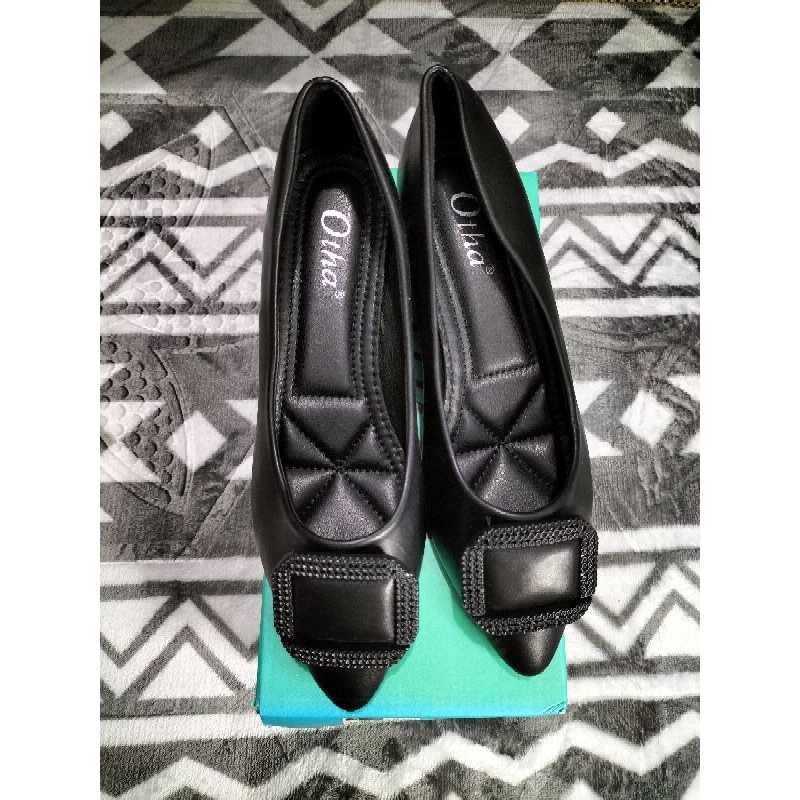 [SALE] PANTOFEL KERJA WANITA || SEPATU FORMAL HEELS TAHU TERTUTUP OTHA569