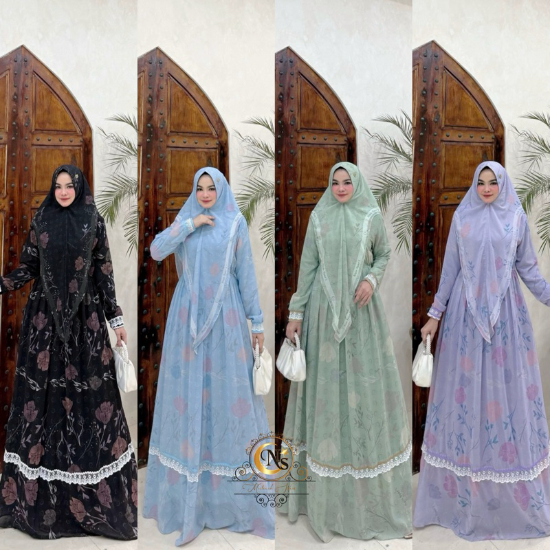 NILAM SYARI SERIES BY NAIS SYARI GAMIS SYARI MEWAH EDISI LEBARAN GAMIS SYARI BRANDED GAMIS MEWAH EDI