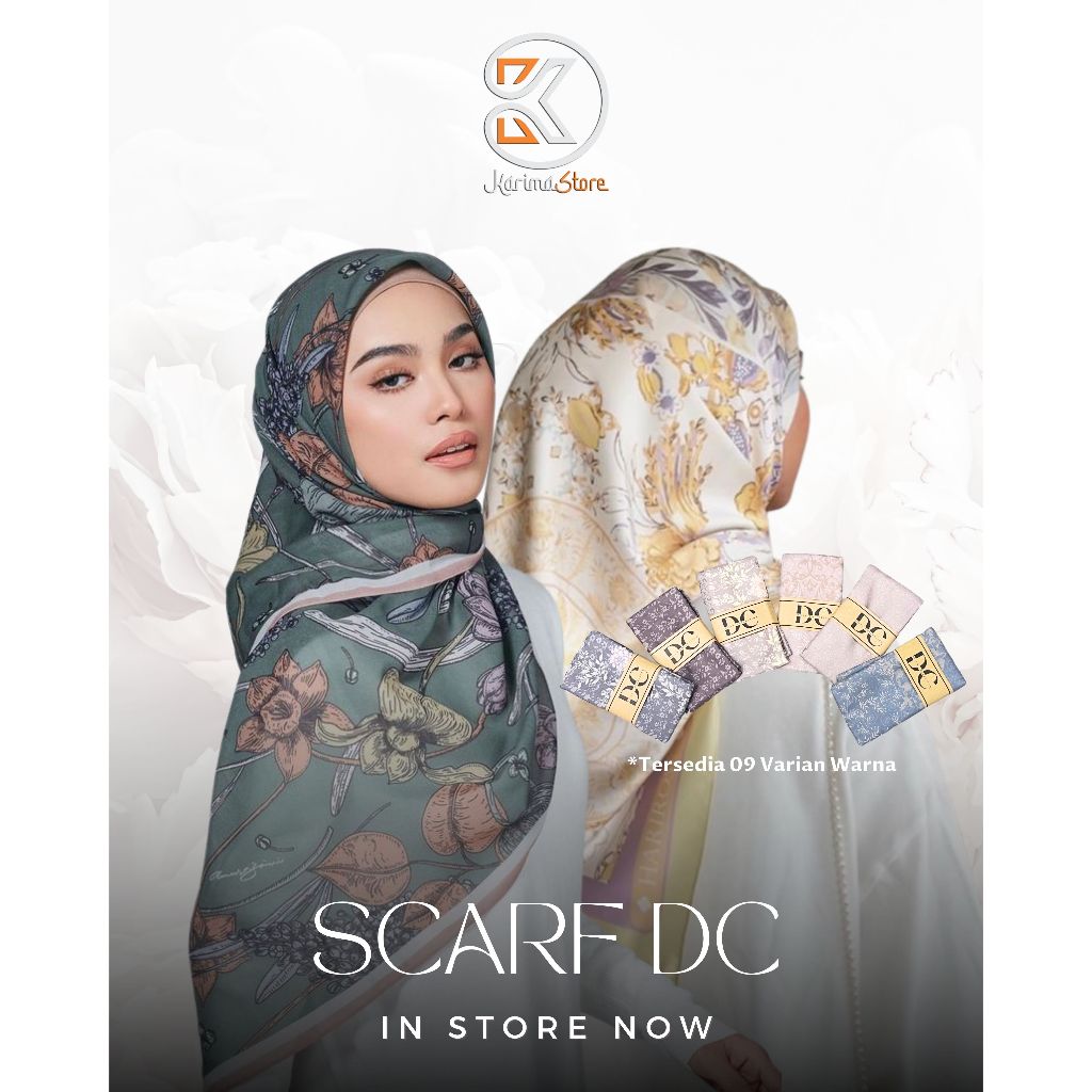 Karima Store - Hijab Kerudung Voal Sublim Motif