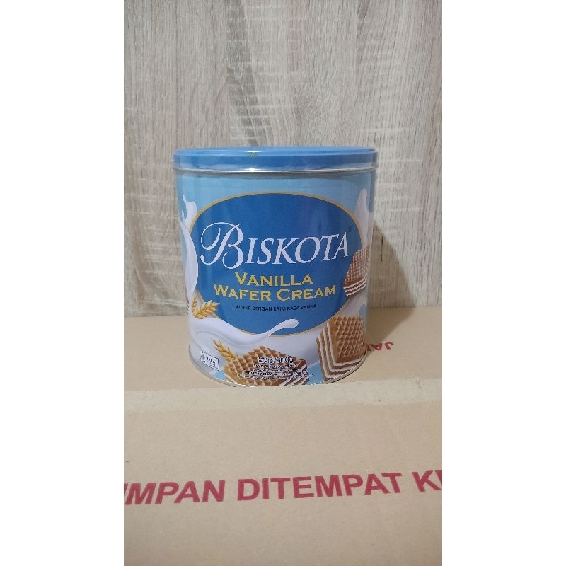 

BISKOTA - WAFER KEMASAN KALENG TIMBA 300 GR / PARCEL / LEBARAN