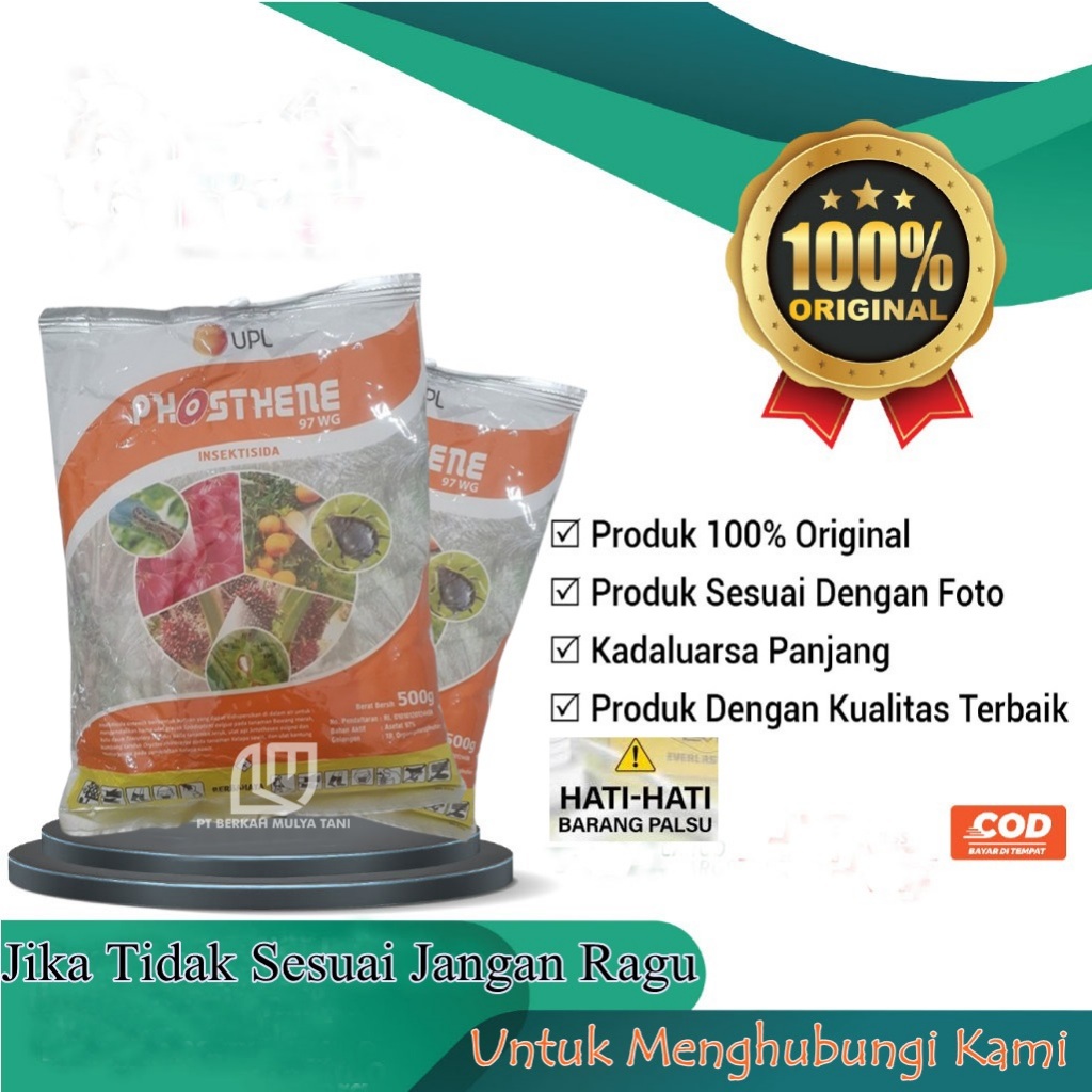 Insektisida Sistemik Phosthene 97wg 500 Gram Bahan Aktif Asefat Tinggi