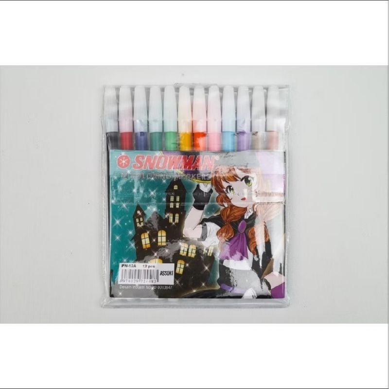 

SPIDOL SNOWMAN 12 WARNA