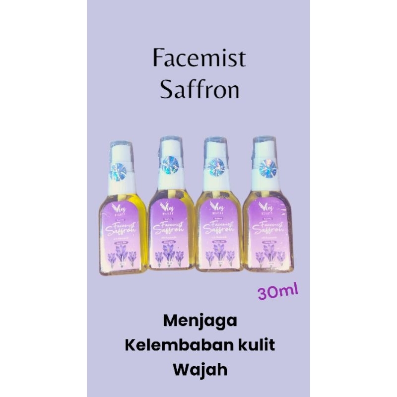 Face Mist Saffron By Vies With Zam-Zam Safron Spray Mencerahkan Soothing Hyrating Melembabkan Wajah