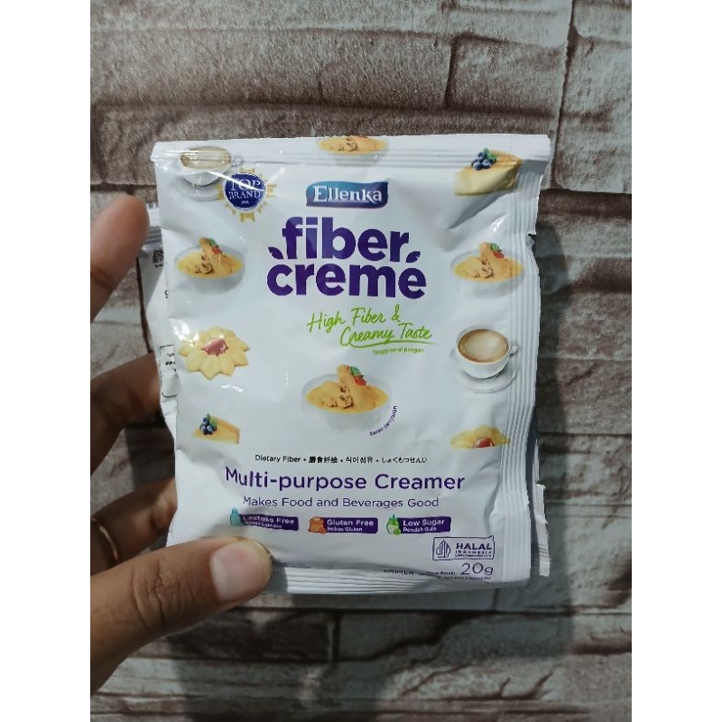 

Fiber Creme Ellenka Multi-Purpose Creamer 20 gram 1 renteng