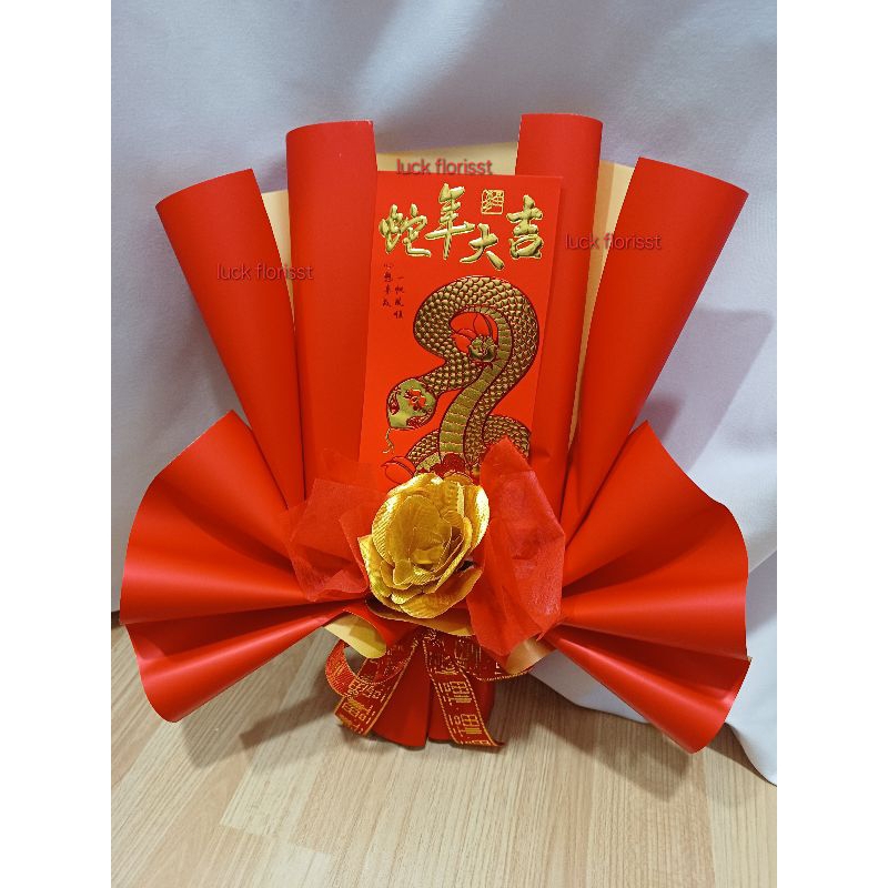 

Buket angpao naga/buket imlek