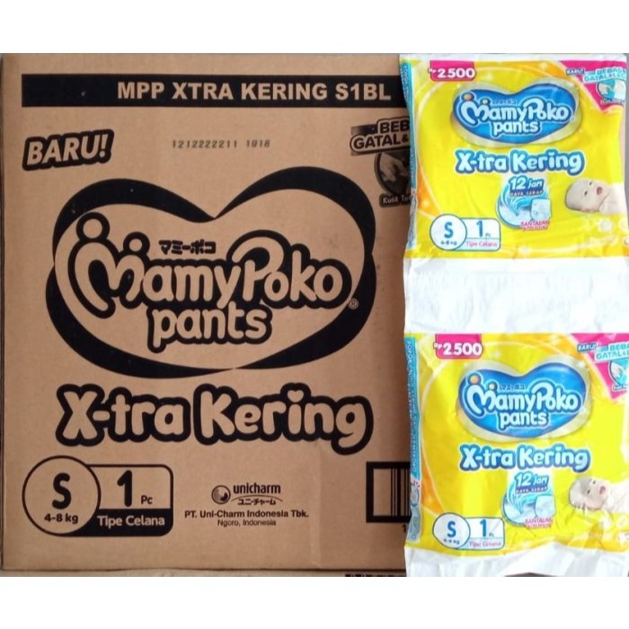 Mamypoko Pants Popok Celana Renceng Xtra Kering S M L XL XXL 120 Pcs/Dus dan 108 Pcs/Dus