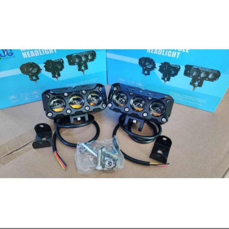 lampu tembak Sql 2 mata/Sql 3 mata HJG 60W Hi Low-Led foglamp