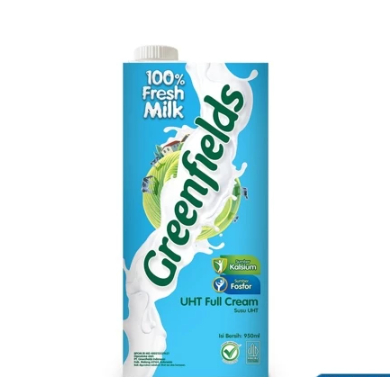 

GREEN FIELDS FULL CREAM MILK SUSU UHT ( + TUTUP) 1LITER