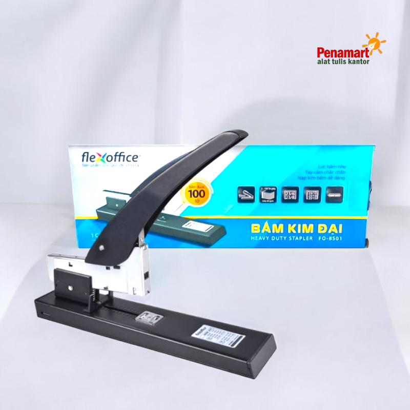 

FlexOffice Heavy Duty Stapler Mesin Stapler Besar Kokoh FO-8501 (FO-707)