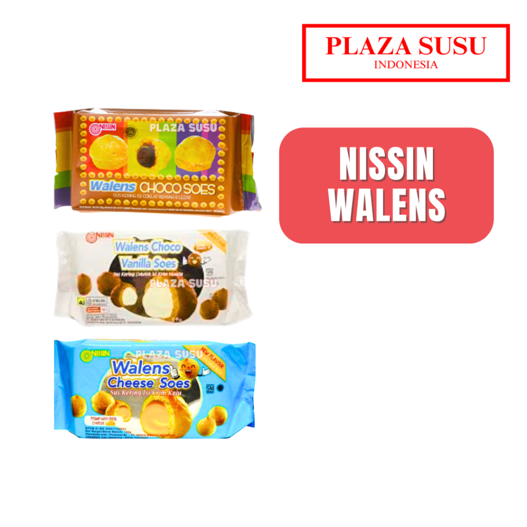 

CAMILAN NISSIN WALENS SOES CHOCO VANILA SOES CHOCO CHEESE WALLEN JAJAN