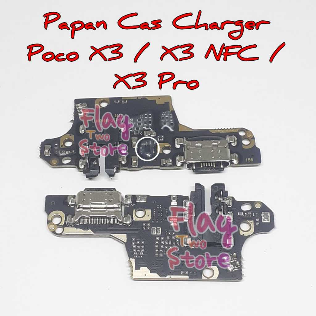 Papac Charger + ic Xiaomi Poco X3 Papan Konektor Cas Charger