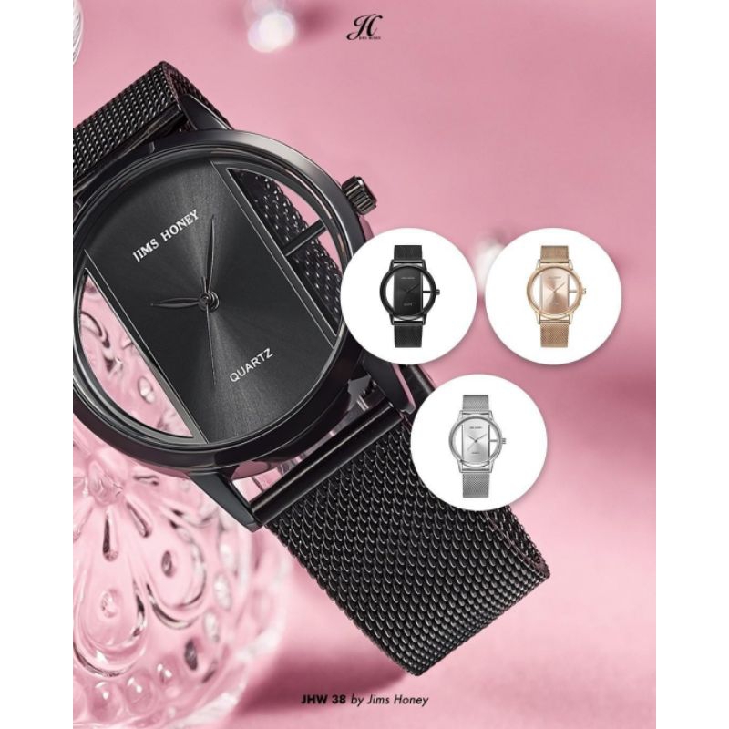 JHW 38 jam tangan by jims honey cewek cowok rantai pasir bentuk bulat jam mewah jam murah jam wanita