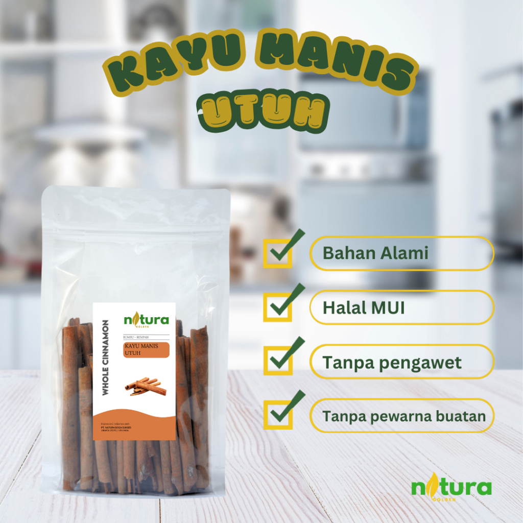 

Natura Golden Kayu Manis utuh