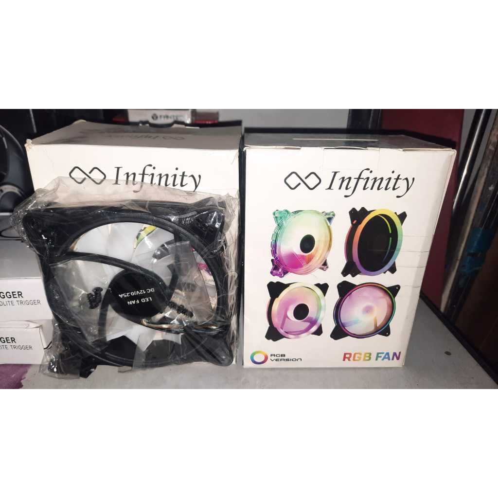Pc Gaming Fan Infinity Fan Case Set SlimRing AURA RGB Fan 3 in 1 no controler