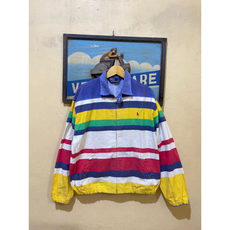 vintage jaket polo ralph lauren rugby