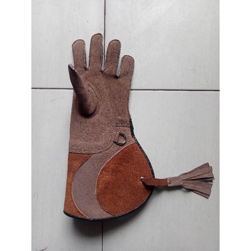 sarung tangan burung elang glove ala alap dan burung hantu