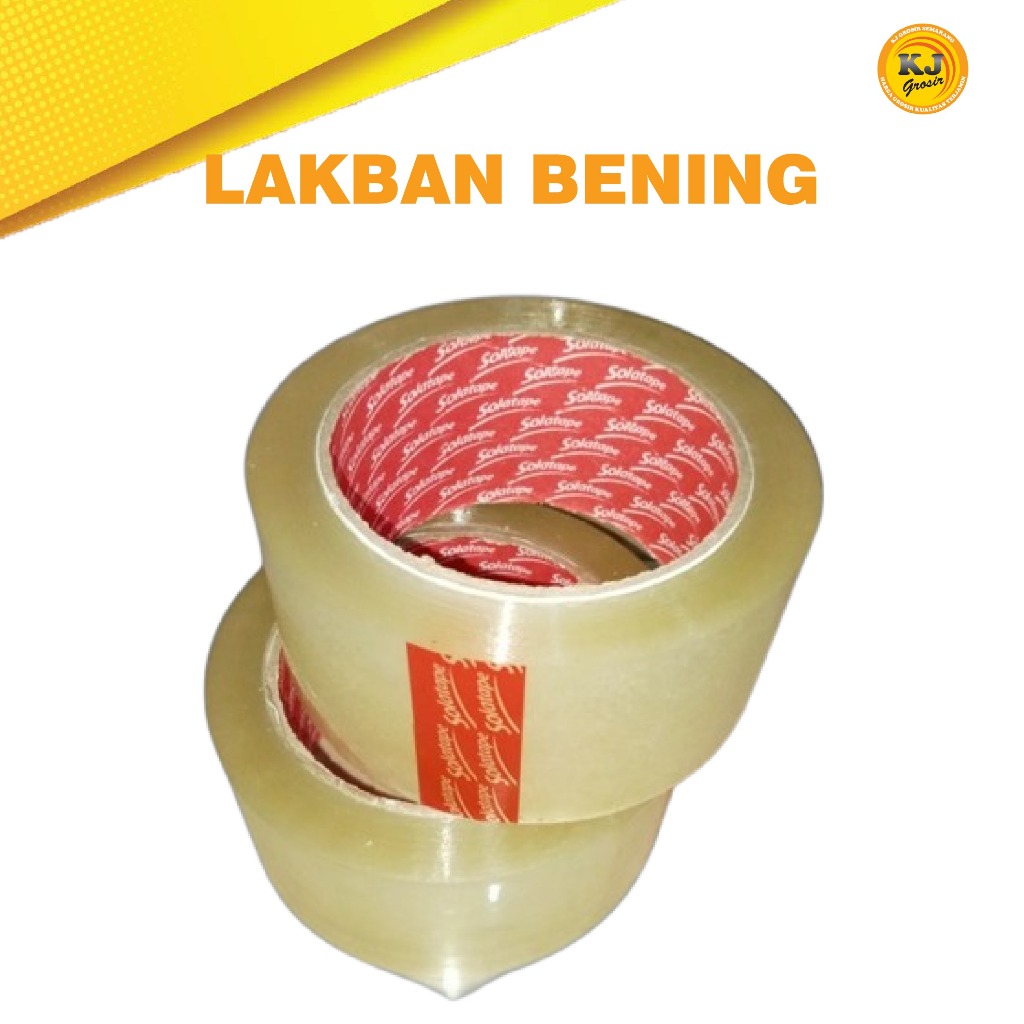

SOLATIPE SOLASI LAKBAN BENING LAKBAN CLEAR 90 YARD 45MM X 90MM X 45MM REKOMENDASI TERMURAH