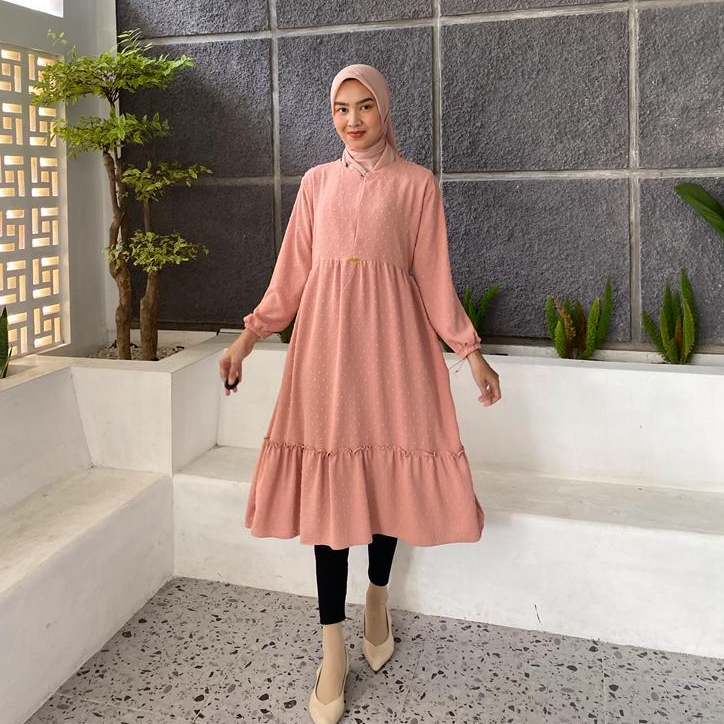 ZYA LONG TUNIK - URAGIRI AIRFLOW PREMIUM - TUNIK PANJANG SYARI
