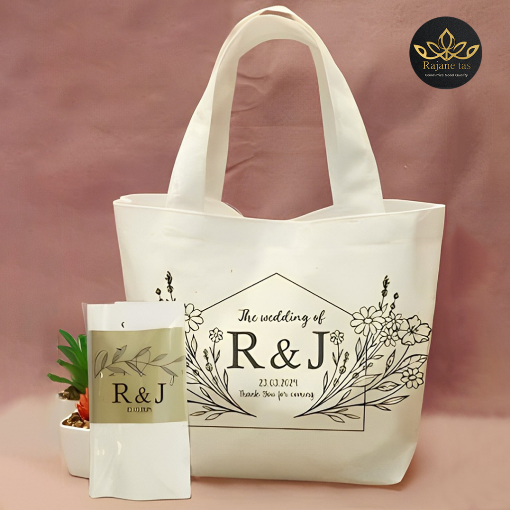 Mini ZEGGA  Totebag Souvenir Pernikahan  Spundbund