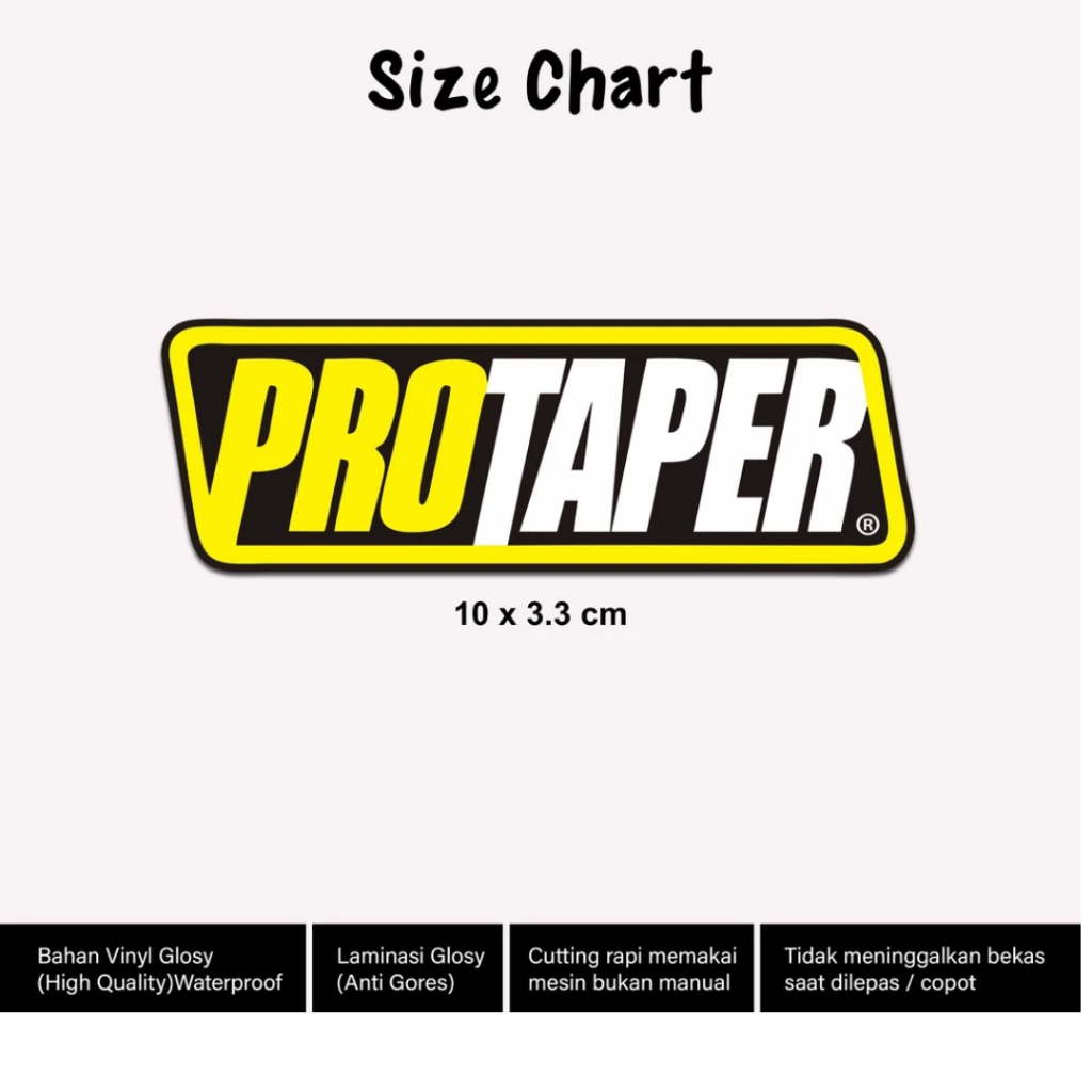 

Sticker Motor Racing Protaper Anti Air Sticker Sponsor Herex Satuan