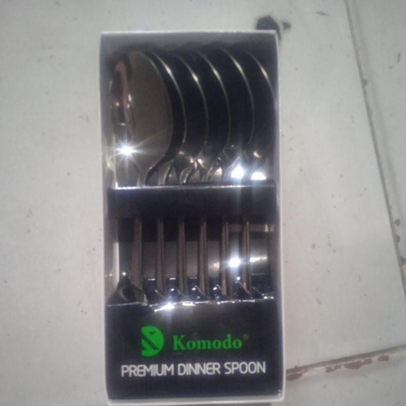 sendok makan hotel premium dinner spoon, sendok makan tebal stainless stell  komodo