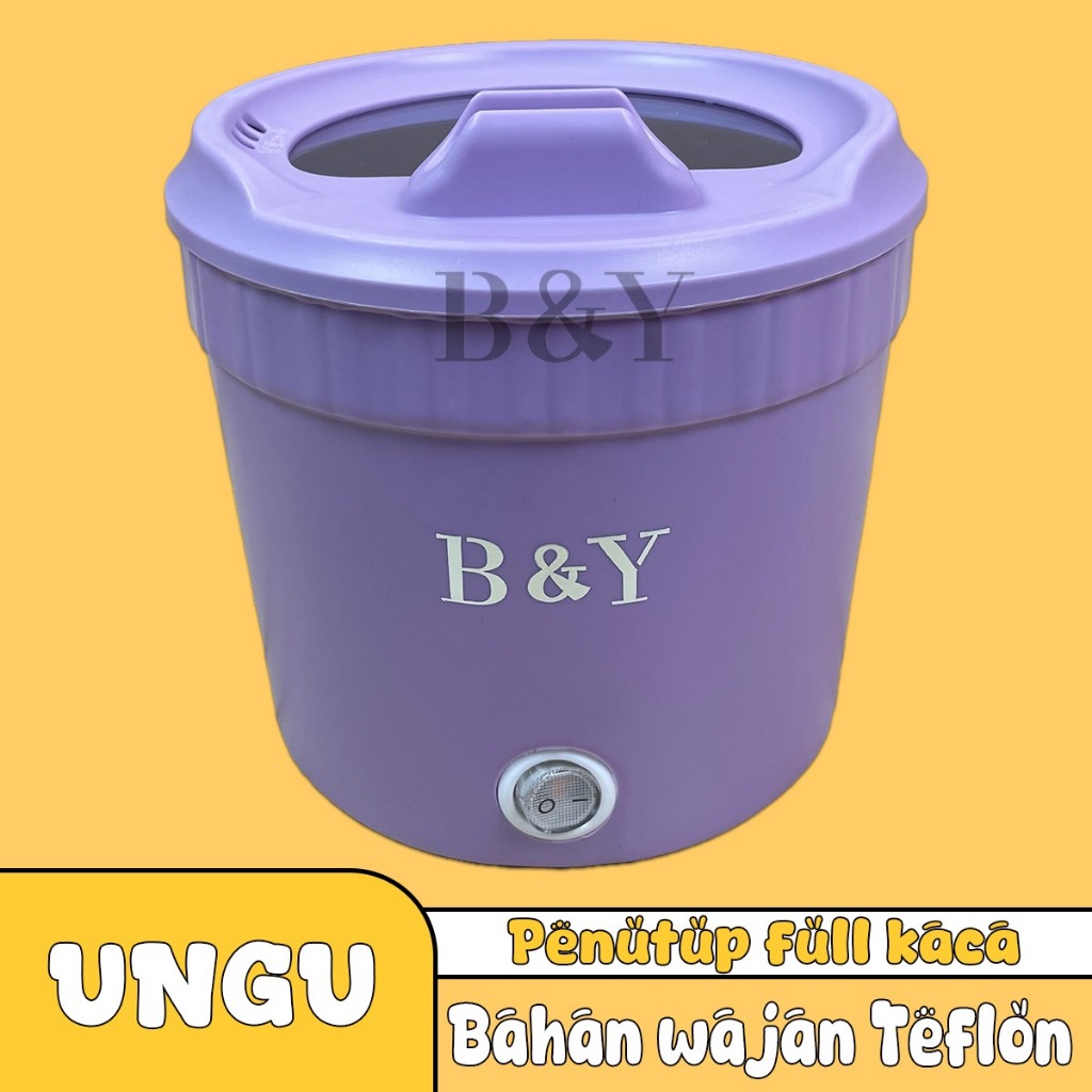 Panci Masak Listrik Mini/ 16 CM  Panci Listrik Mini Teflon  / Panci Listrik 0,8L