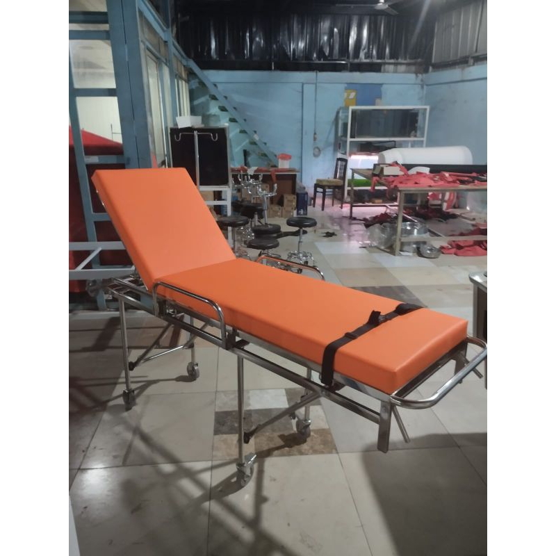STRECHER AMBULANCE || BERANGKAR DORONG AMBULANCE STAINLESS|| STRECHER STAINLESS