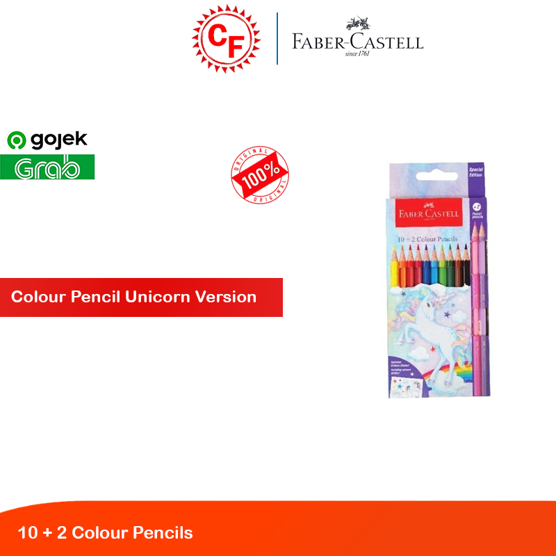

FABER-CASTELL Colour Pencil Unicorn Version Special Edition 12 + 2 CP