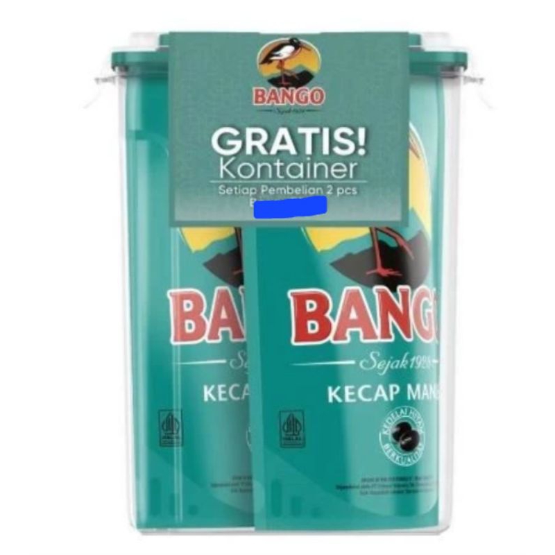 

Kecap Bango 2 pcs 1000 gram gratis container kecap manis bango - 1000 gram / 1 kg