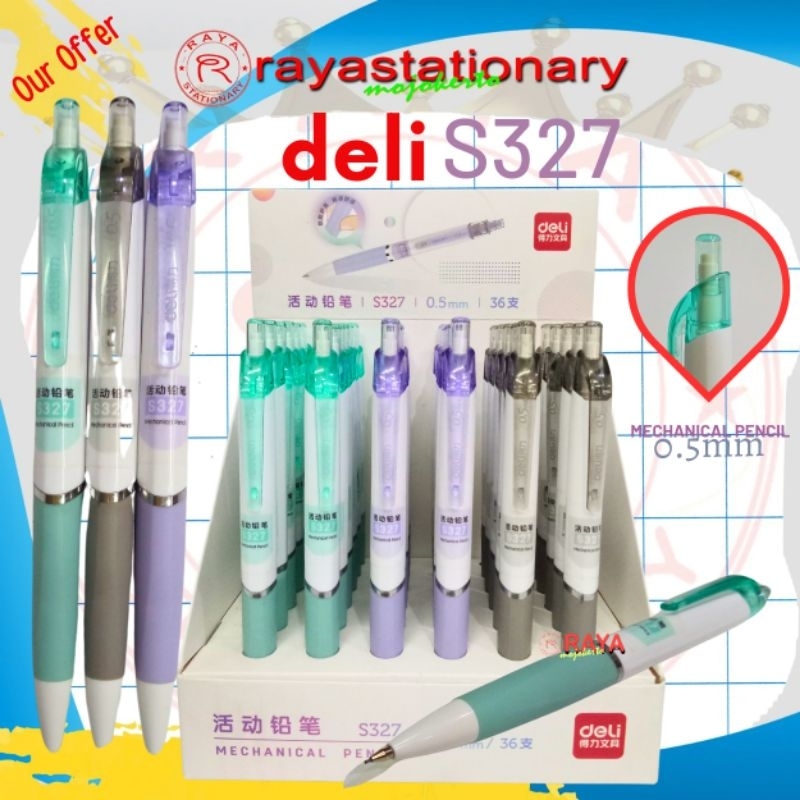 Deli Mechanical Pencil S327 / Pensil Mekanik