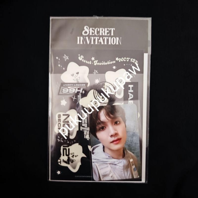 [READY STOCK] MD NCT 127 Fanmeet 8th Anniversary Secret Invitation Deco Sticker Set Haechan