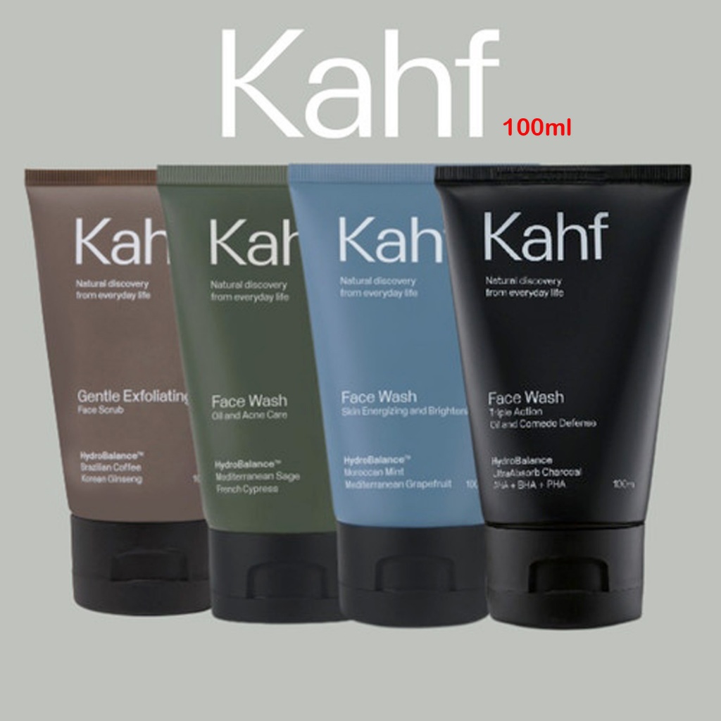 Khaf Face Wash Pembersih Kulit Wajah Pria Dengan 3 Varian 100ml