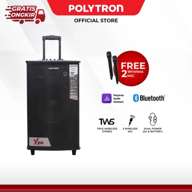 Polytron Speaker Aktif Portable - PASPRO 12F7